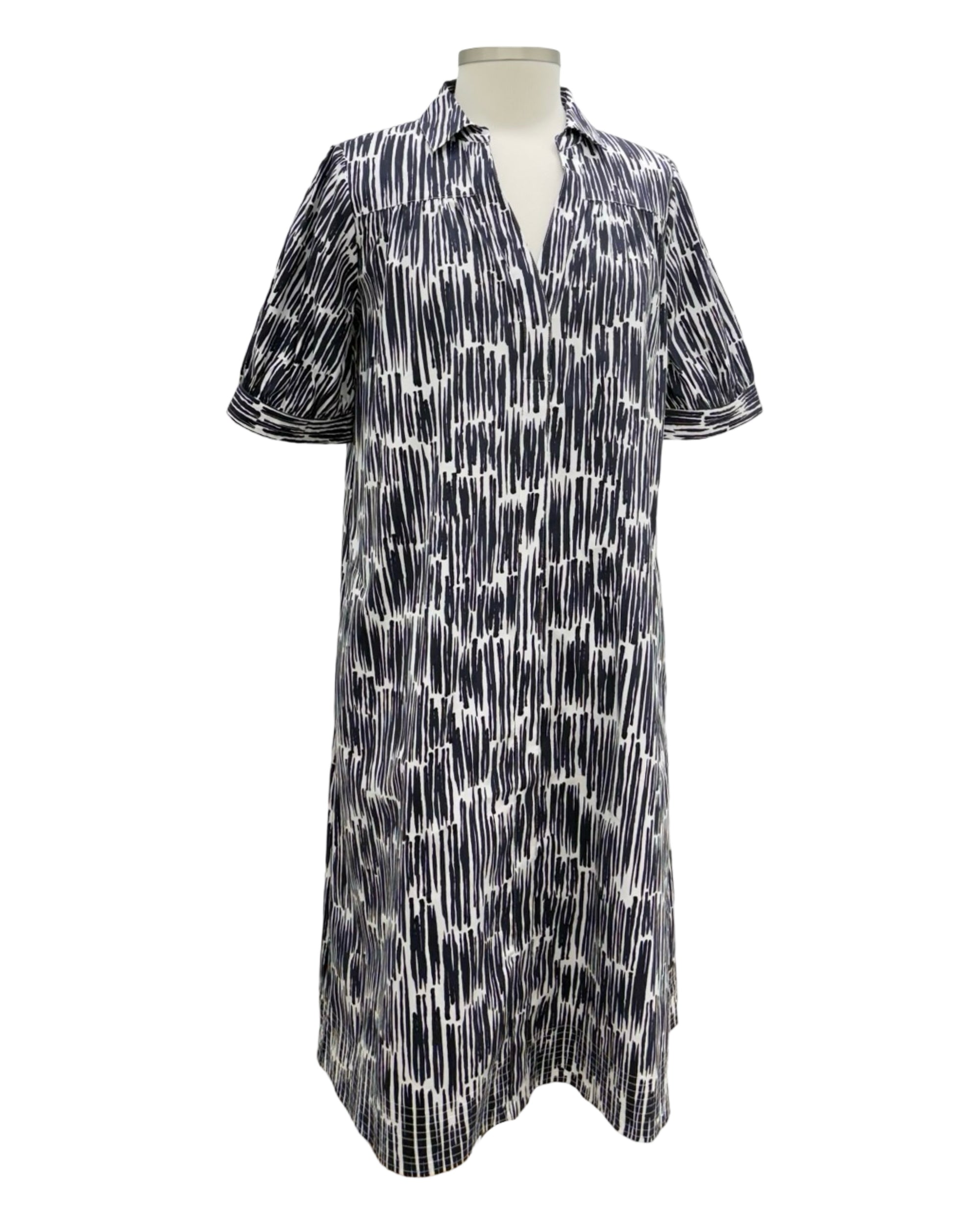 short sleeve poplin dress Ramy Brook Nicky Cotton Poplin Short Sleeve Mini Dress in White