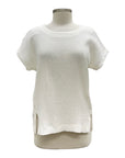 Porto PLEAT SHORT SLEEVE TOP PORTIA