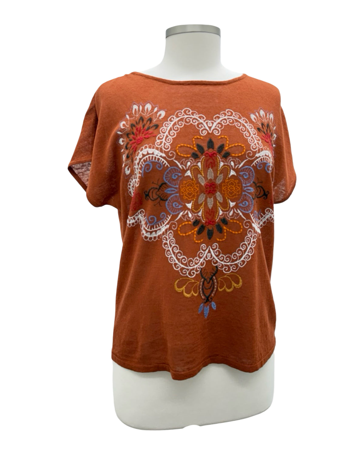 Ivko Sweater IVKO EMBROIDERED PULLOVER SWEATER – Marigold Clothing