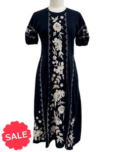 Johnny Was SHORT SLEEVE SEAM KNIT DRESS - Originally $225