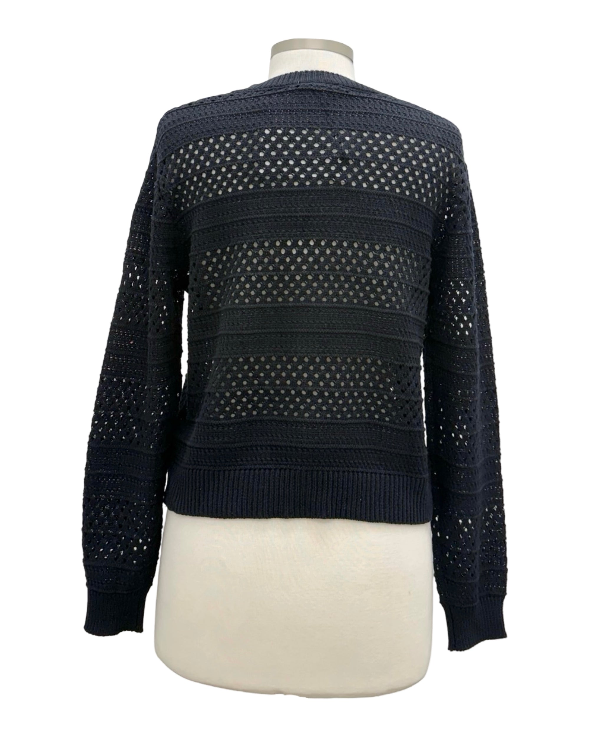 Foil PULLING STRINGS CARDI SWEATER