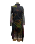 Kozan MESH MOCK LONG SLEEVE DRESS MACK