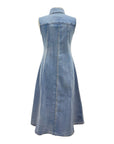 Foil LONG JEAN TANK DRESS