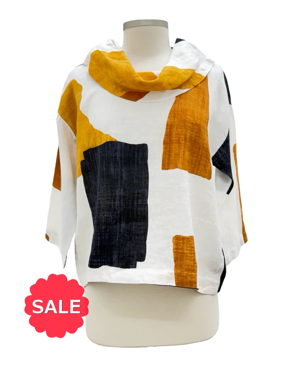 Olivia by Habitat LINEN COWL COLORBLOCK - Originally $129