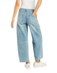 Tractr BARREL CROP DENIM