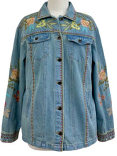 Load image into Gallery viewer, Johnny Was OVERSIZE DENIM JACKET
