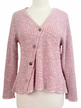 Load image into Gallery viewer, Cut Loose TEXTURE SWEATER ASYMETRIC CARDI
