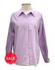 Michael Stars LONG SLEEVE POPLIN BLOUSE - Originally $198