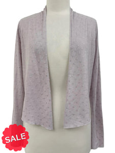 Cut Loose MESH DOT CROP CARDI - Originally $69 🔵