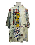 Three Potato TUNIC BUTTON BLOUSE