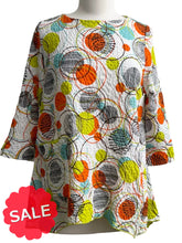 Load image into Gallery viewer, Moonlight 3/4 SLEEVE PRINT BLOUSE - Originally $169
