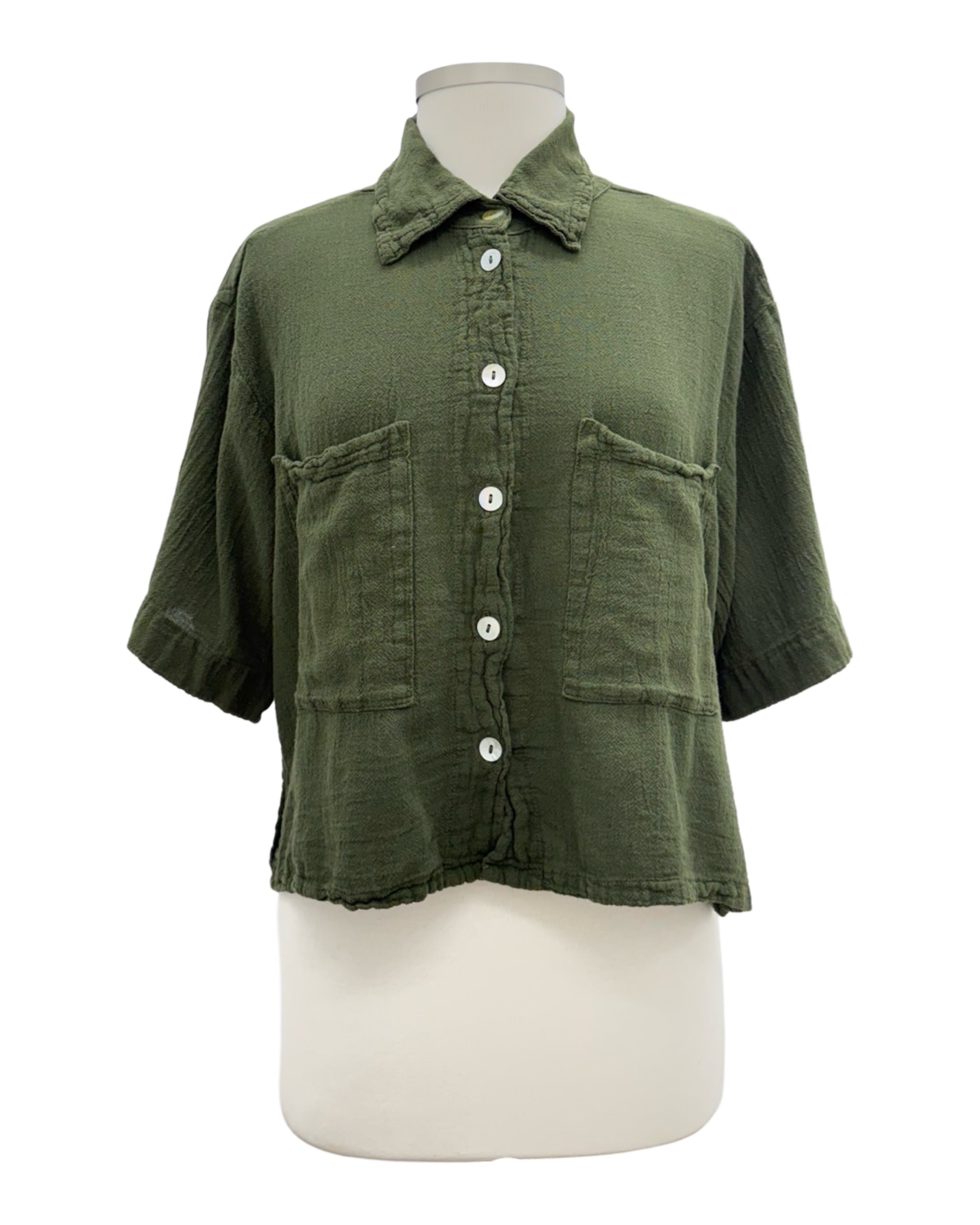 Oh My Gauze 2 POCKET CAMP SHIRT LENA