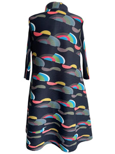 Vanité Couture ABSTRACT COLLAR DRESS