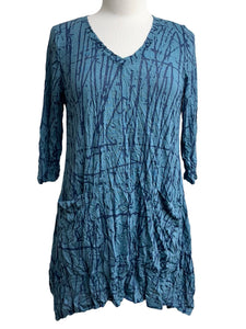 Chalet CRINKLE V TUNIC PRIN