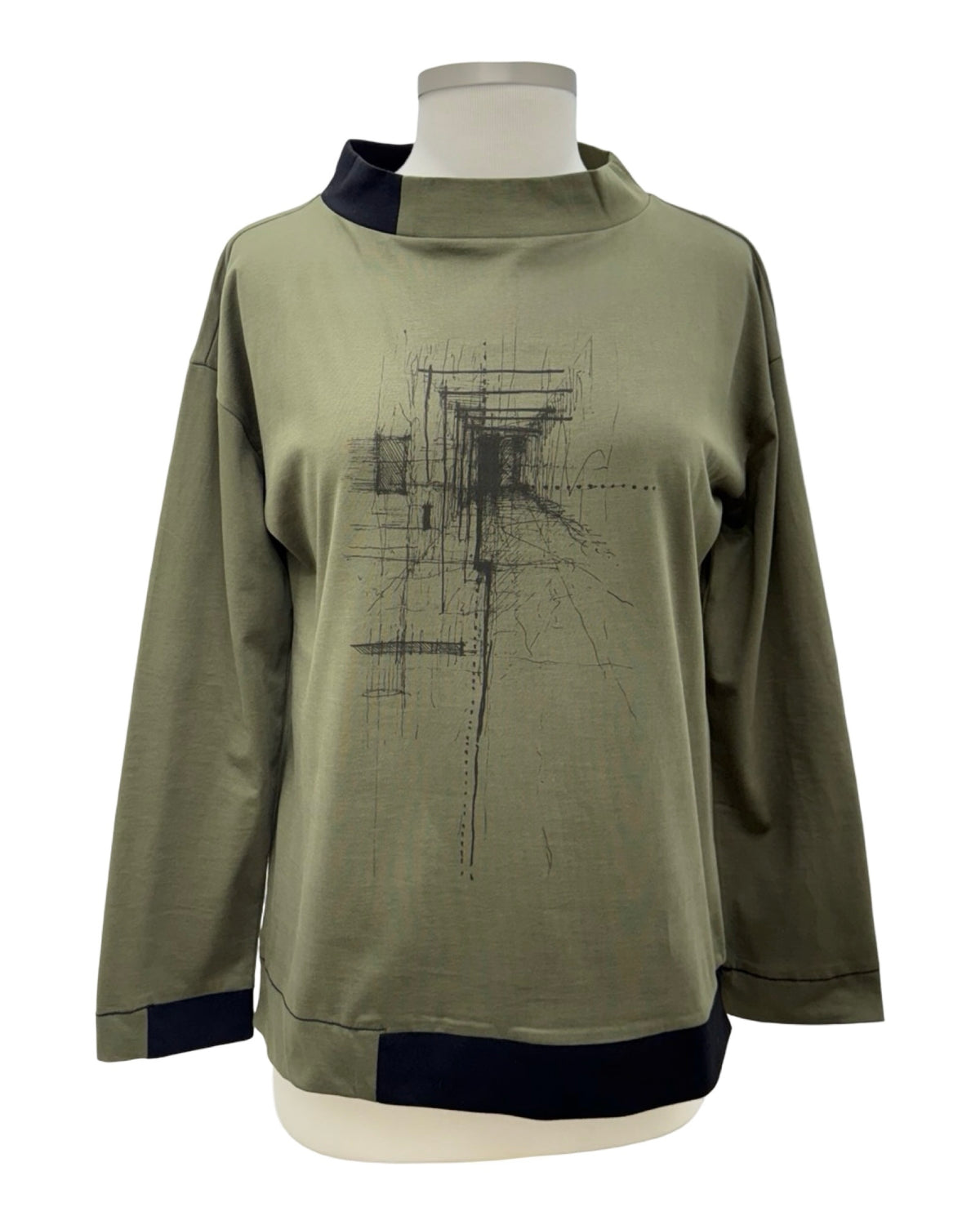 Ozai N Ku LONGSLEEVE GRAPHIC TOP