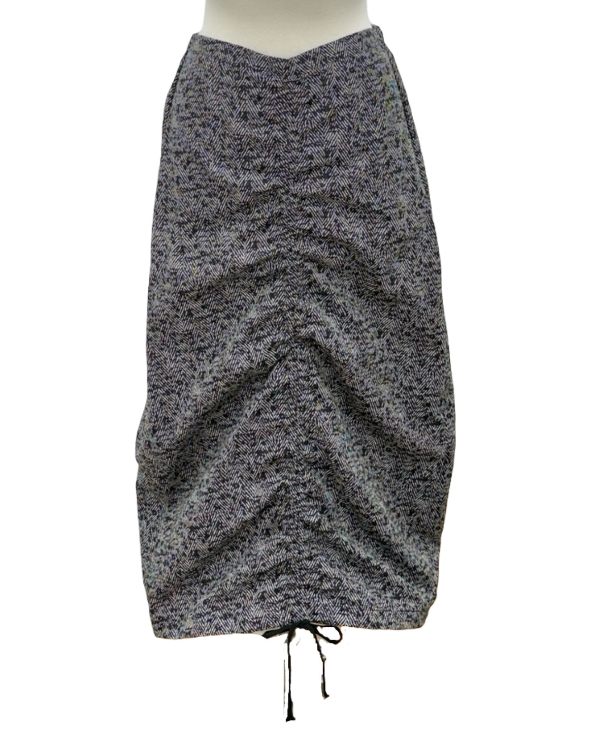 Bryn Walker HERRINGBONE SKIRT RUSCH CLEO