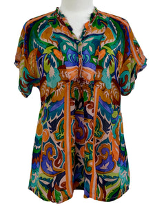 Johnny Was PAISLEY BLOUSE GALAVANT - Originally $198