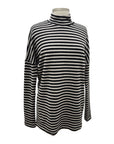 Alembika TURTLENECK STRIPE TOP