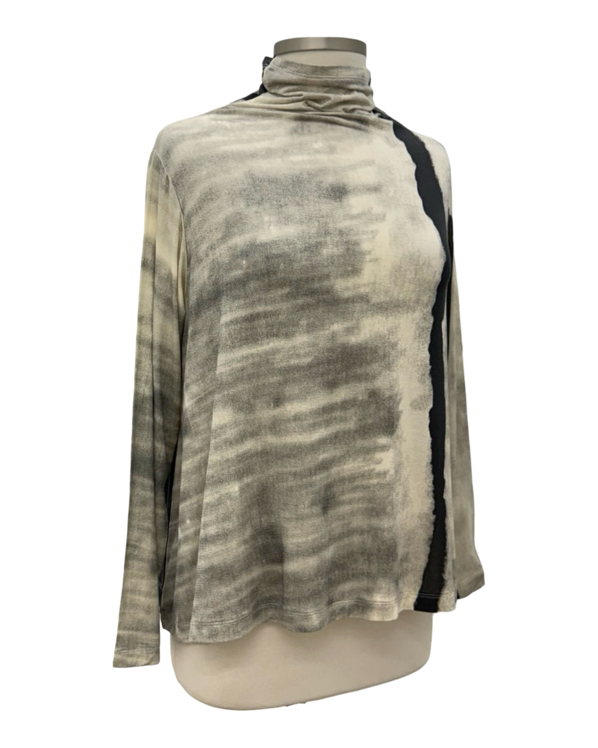 Moyuru LONG SLEEVE CLOUD PRINT TOP