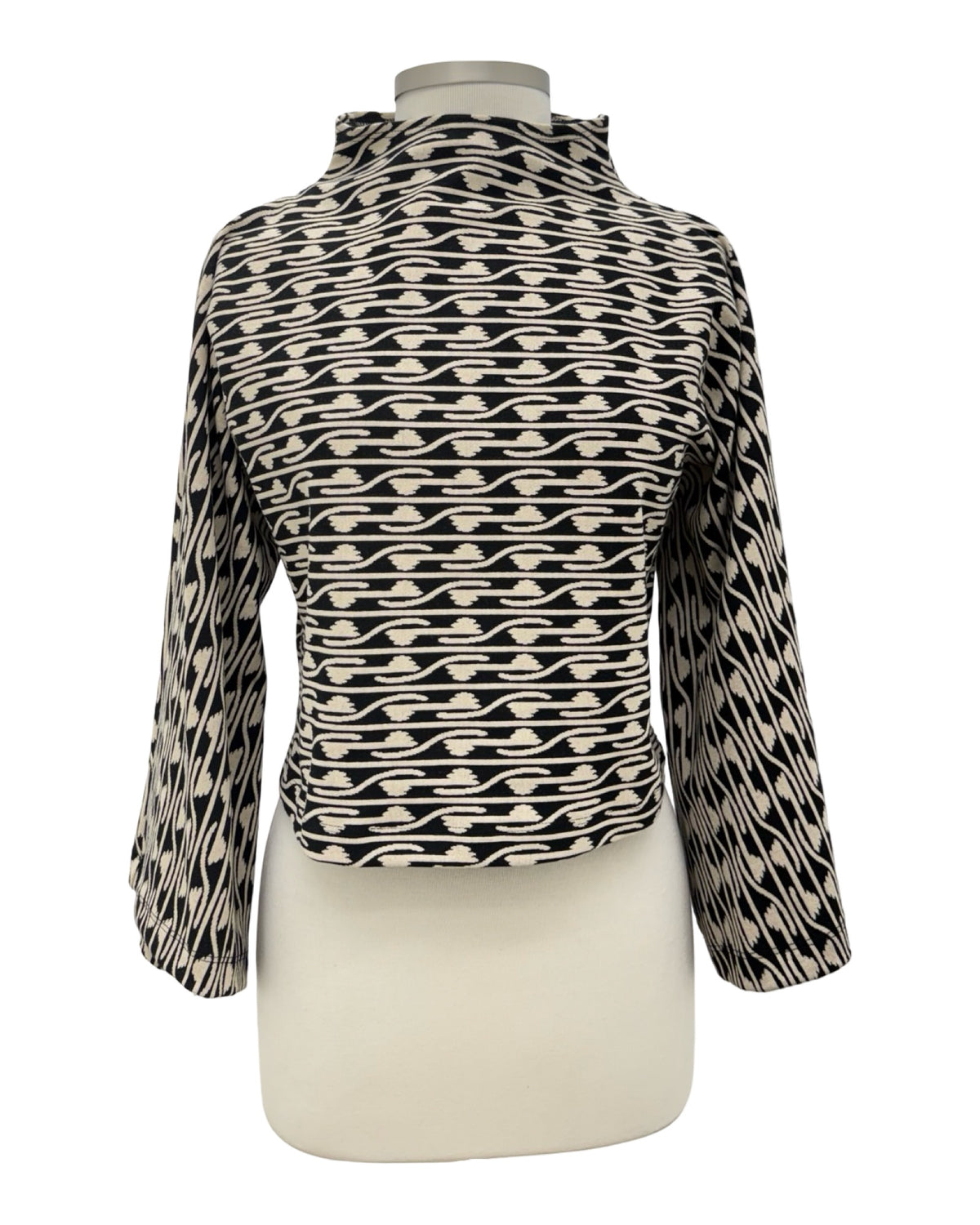 Bryn Walker JACQUARD WIDE SLEEVE TOP ANNA