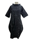 mSquare COWL SPLATTER DRESS HOURGLASS