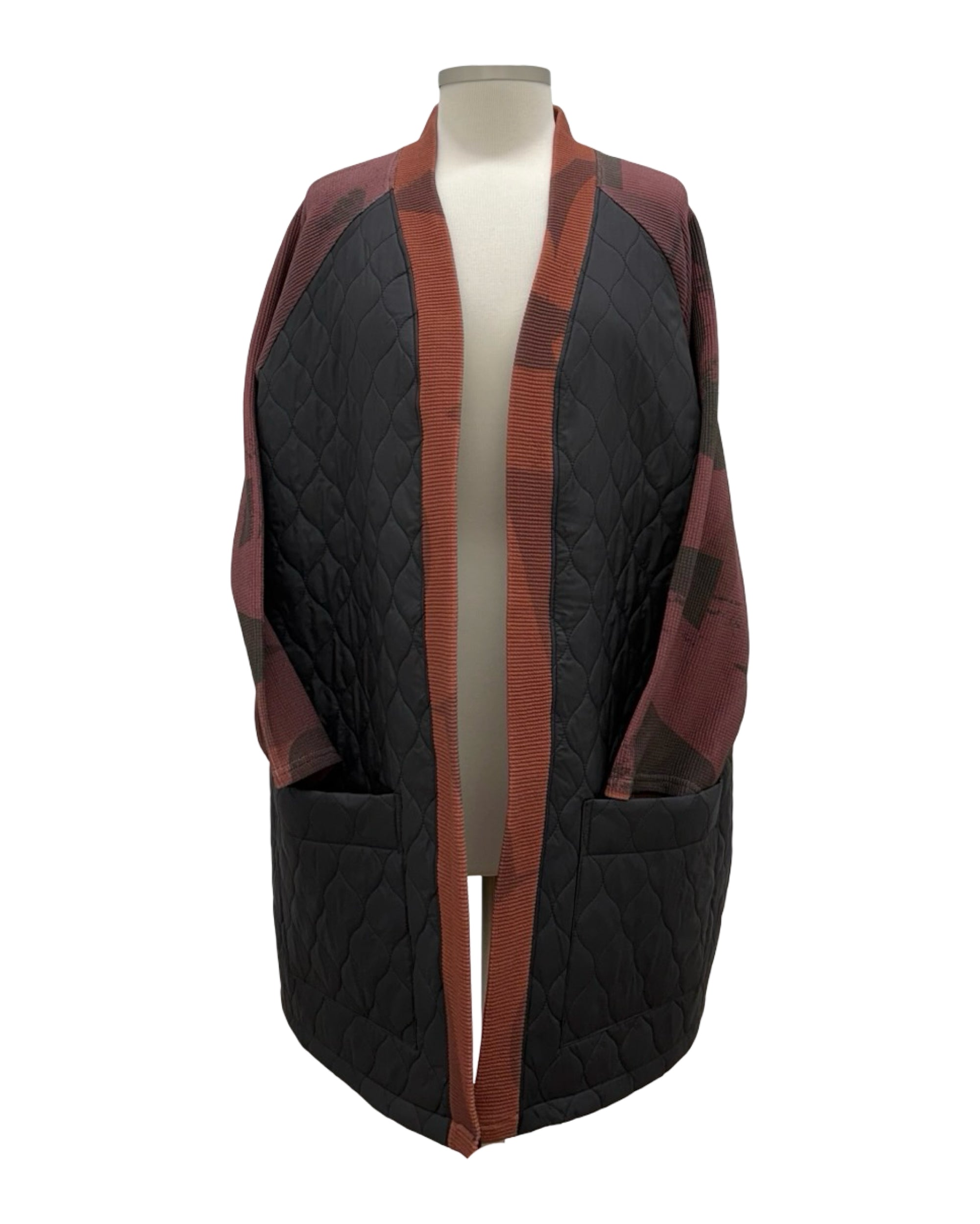 Andrea Geer 2 PCKET LONG QUILT JACKET