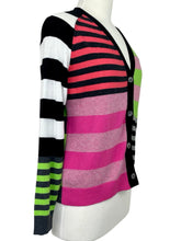Load image into Gallery viewer, Zaket &amp; Plover CROP STRIPE CARDI SWEATER
