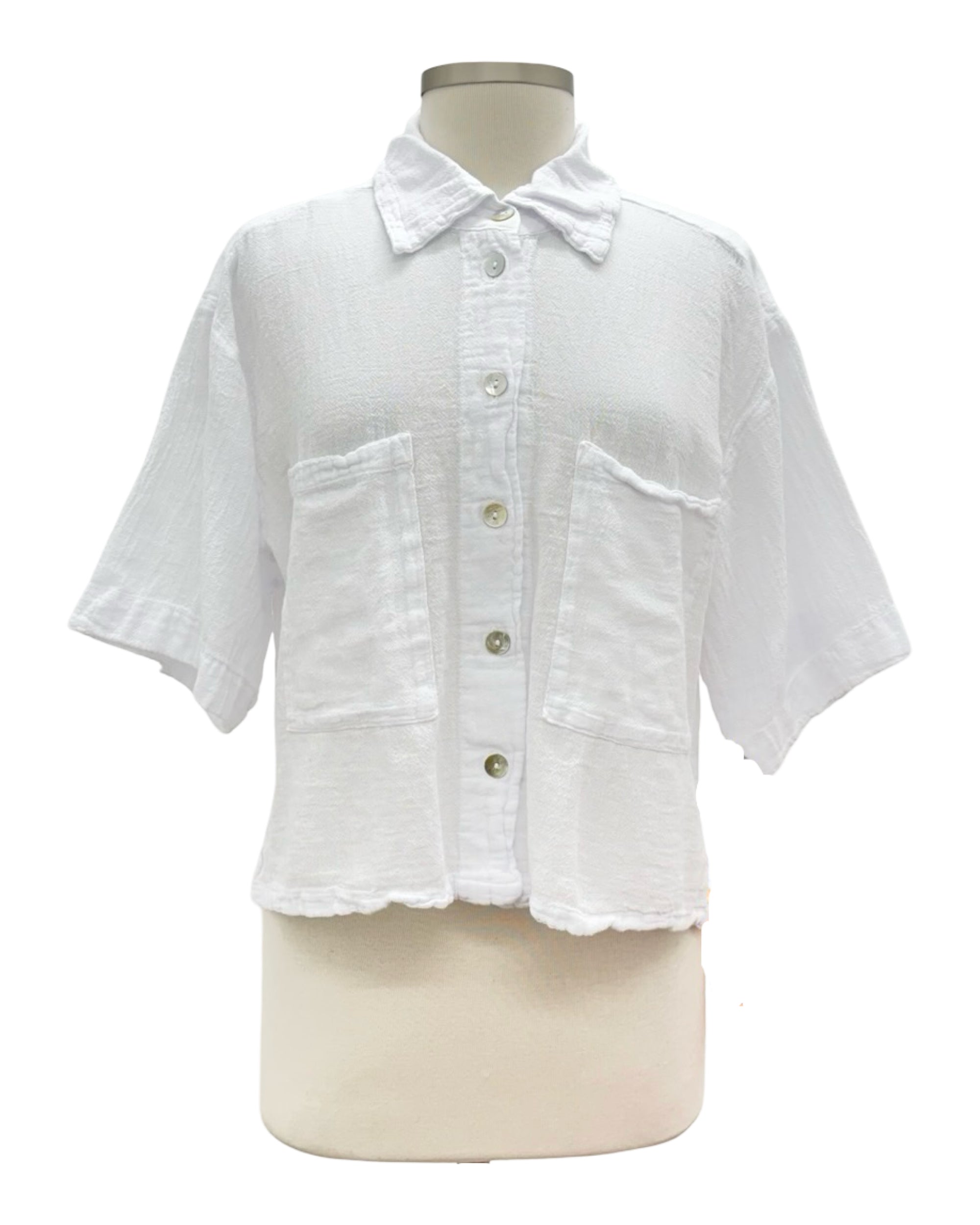 Oh My Gauze 2 POCKET CAMP SHIRT LENA