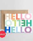 SPAGHETTI & MEATBALLS HELLO RAINBOW CARD Originally $7