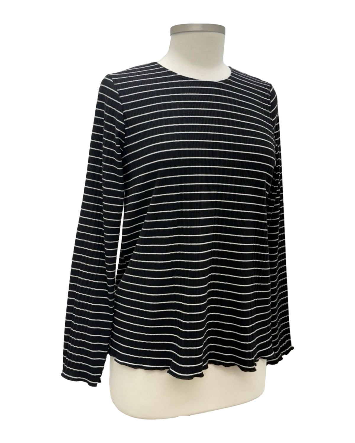 Fenini LONG SLEEVE STRIPE TOP