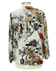 Inoah CREW POCKET QUILT TOP JOELLE PRINT
