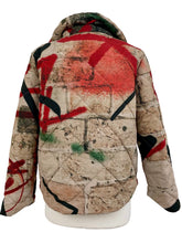 Load image into Gallery viewer, Ozai N Ku PUFF SHORT JACKET GRAFFITI
