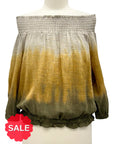 XCVI OMBRE OFF SHOULDER BLOUSE - Originally $83