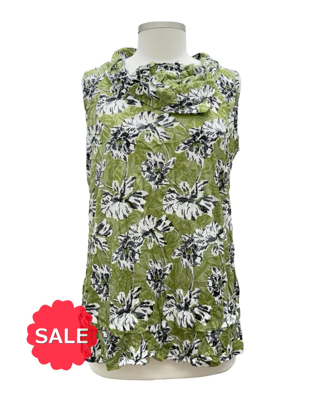 Shana COWL TANK TOP - Originally $89 🔵