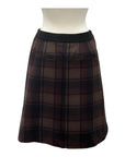 Foil GO TO MINI CHECK SKIRT