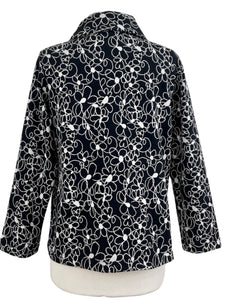 Christopher Calvin ABSTRACT FLORAL JACKET