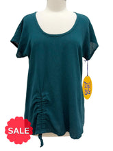 Load image into Gallery viewer, Oh My Gauze SHORT SLEEVE SIDE RUSCH TOP - Originally $55
