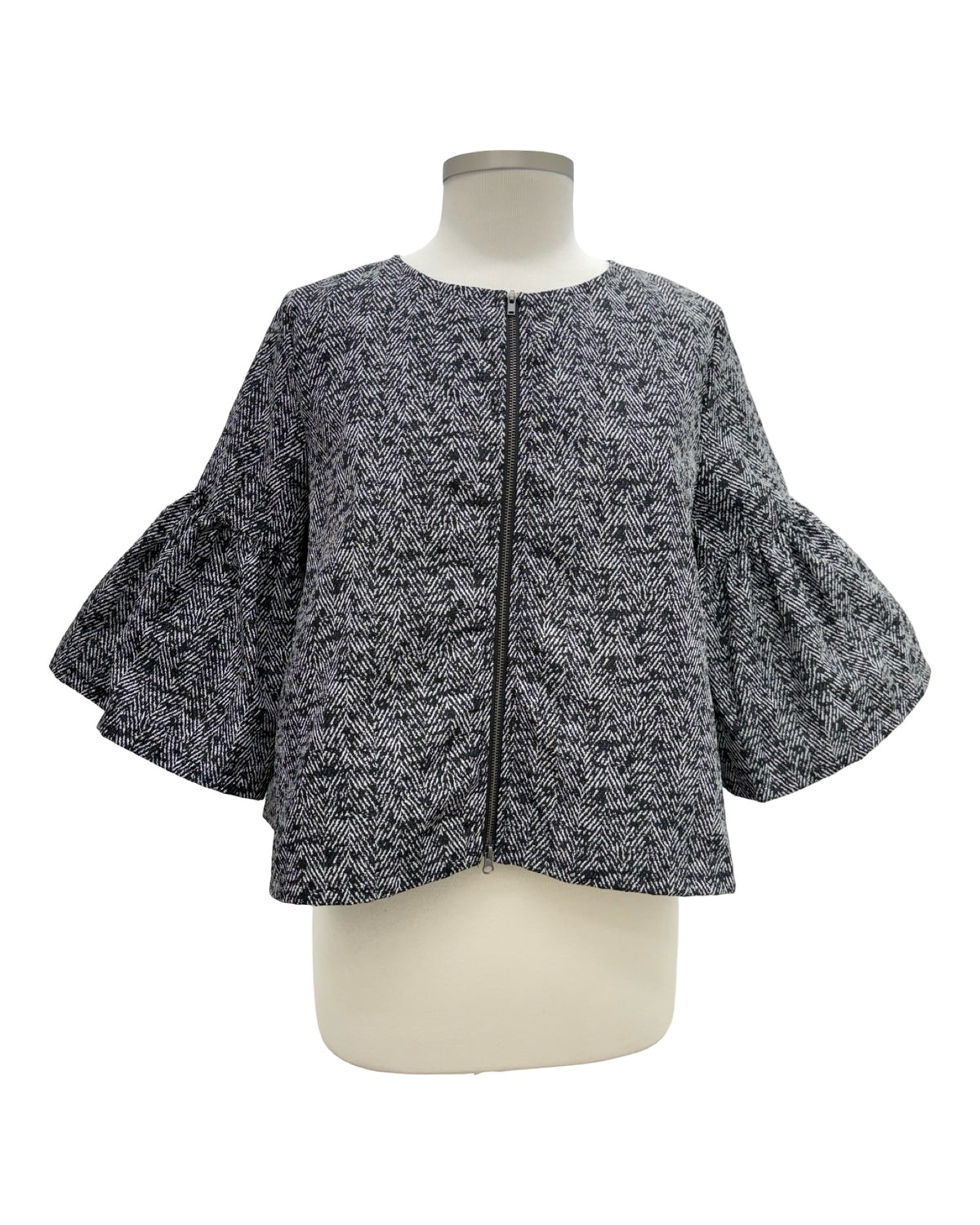 Bryn Walker BELL SLEEVE JACKET HERRINGBONE FRIDA