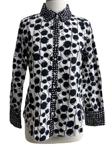 Tulip GRETCHEN LONG SLEEVE PRINT BLOUSE