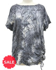 Chalet SHORT SLEEVE RUSCH TOP - ORIGINALLY $139