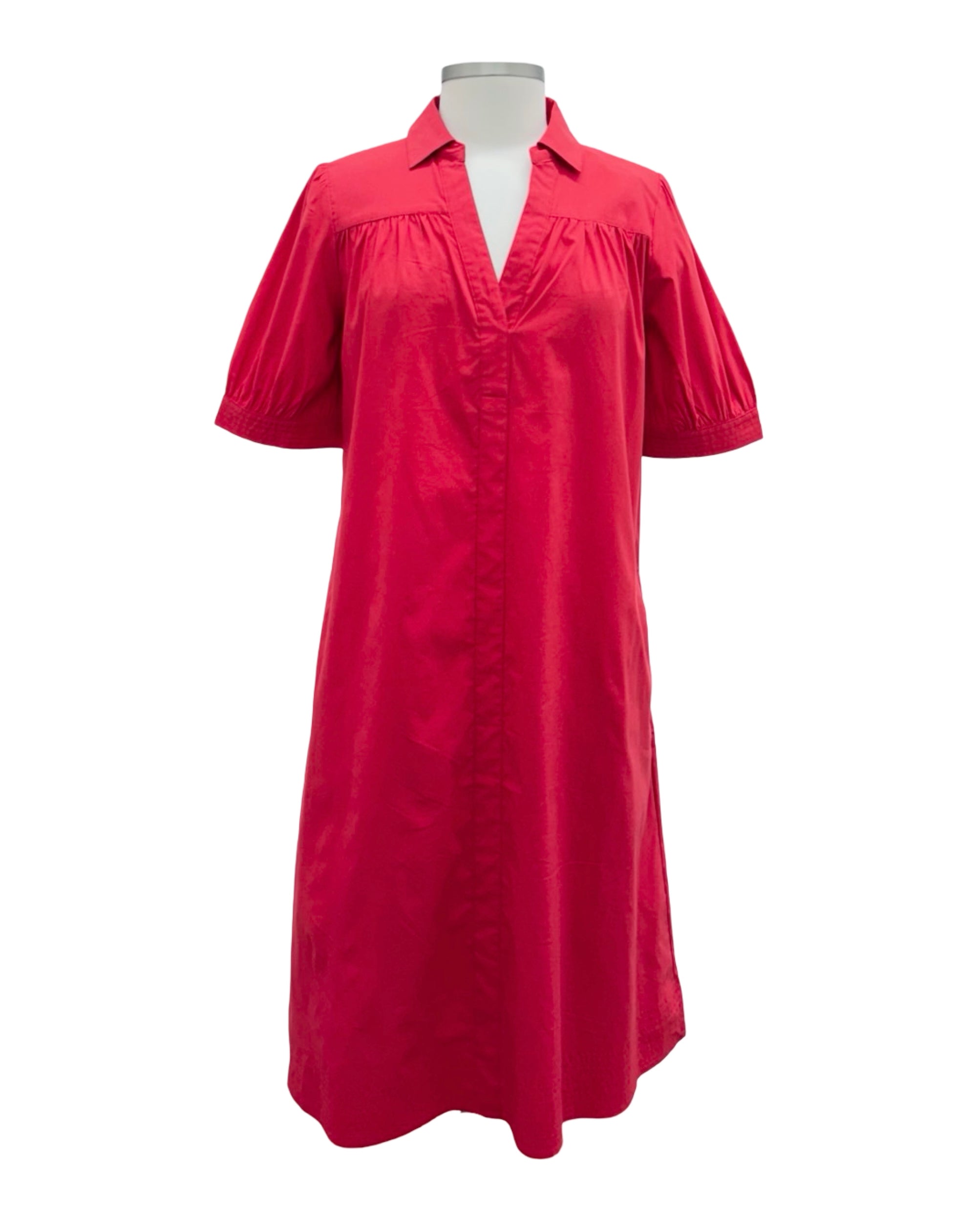 red foil dress Allurite Plus Size Red V-Neck Long Sleeve Elegant Gold Foil Dress