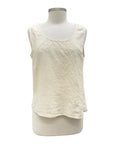 Blueberry EMBROIDERED LINEN TANK TOP
