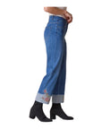 Habitat DENIM EMBROIDERED CUFFED JEAN