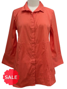 Habitat HIDDEN PLACKET BLOUSE - ORIGINALLY $95