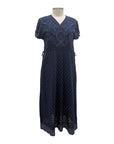 Johnny Was OLYMPIA SHORT SLEEVE DRESS W/SLIP