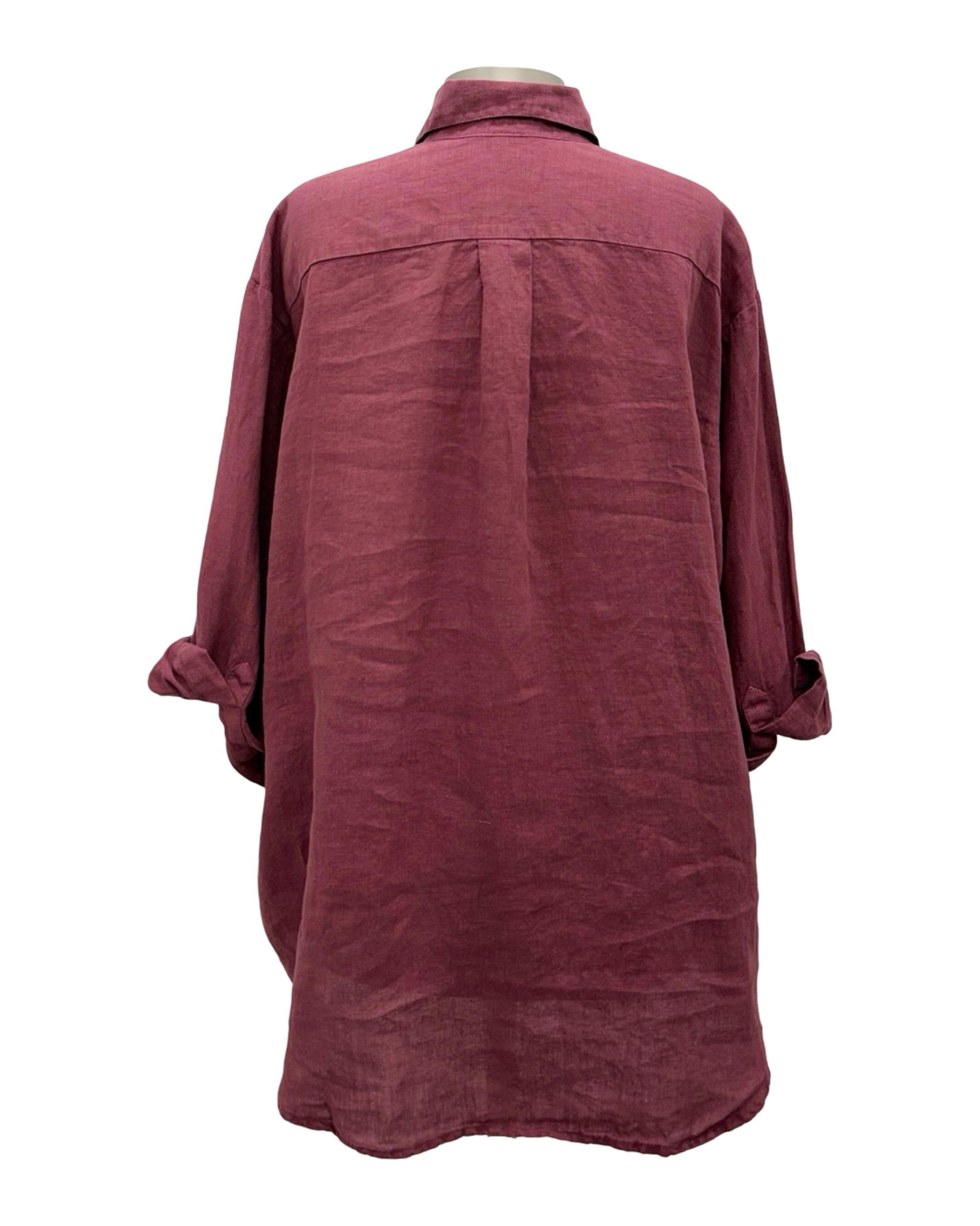 Bryn Walker LONG SLEEVE BLOUSE LINEN BOYCE