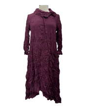 Load image into Gallery viewer, Chalet ASYMMETRICAL LONG SLEEVE CRUSH DRESS LEAH
