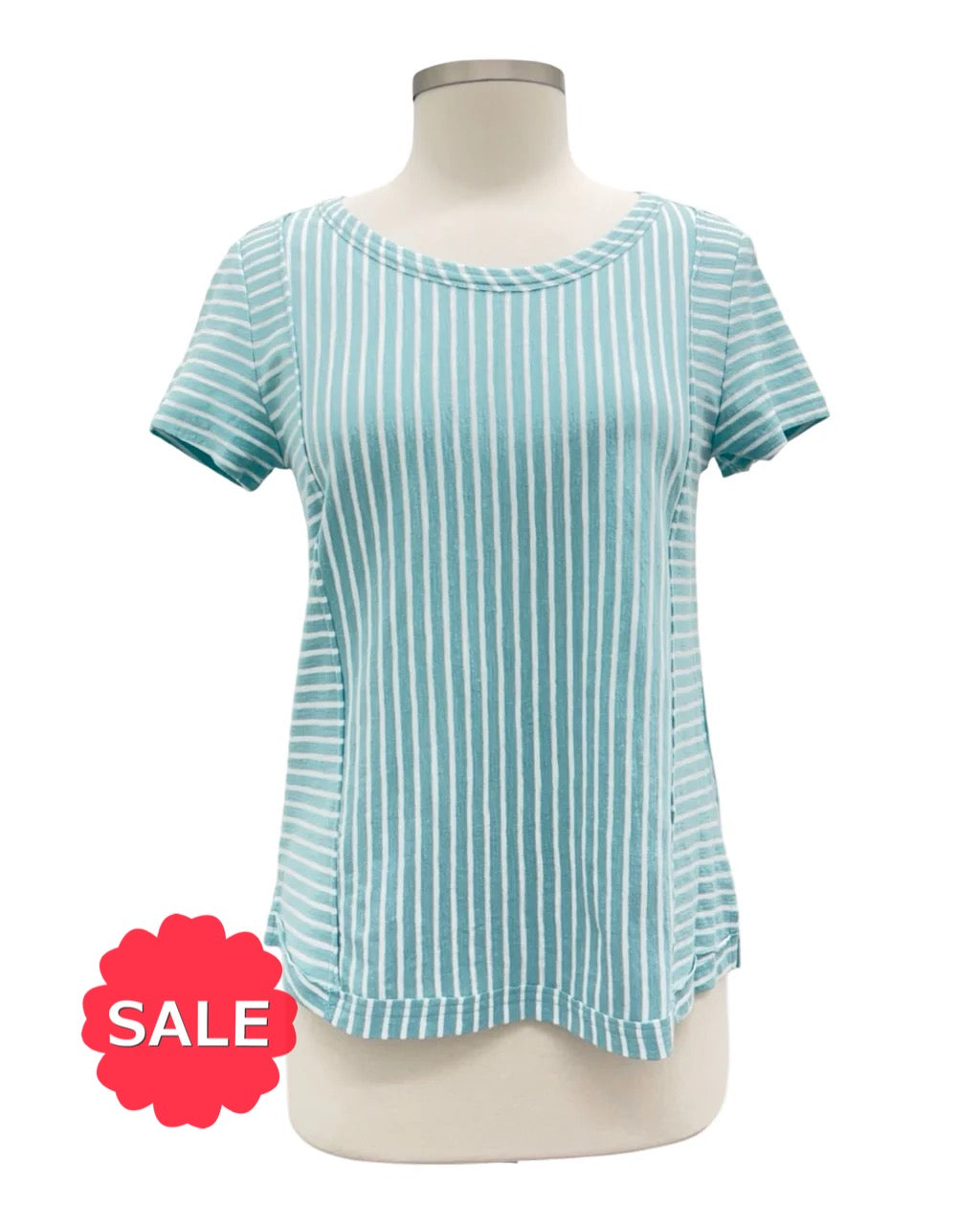 Escape by Habitat STRIPE SEAM TEE SHORT SLEEVE - Originally $86