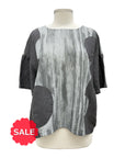Chalet MIX FABRIC SHORT SLEEVE TOP FERNIE - Originally $179