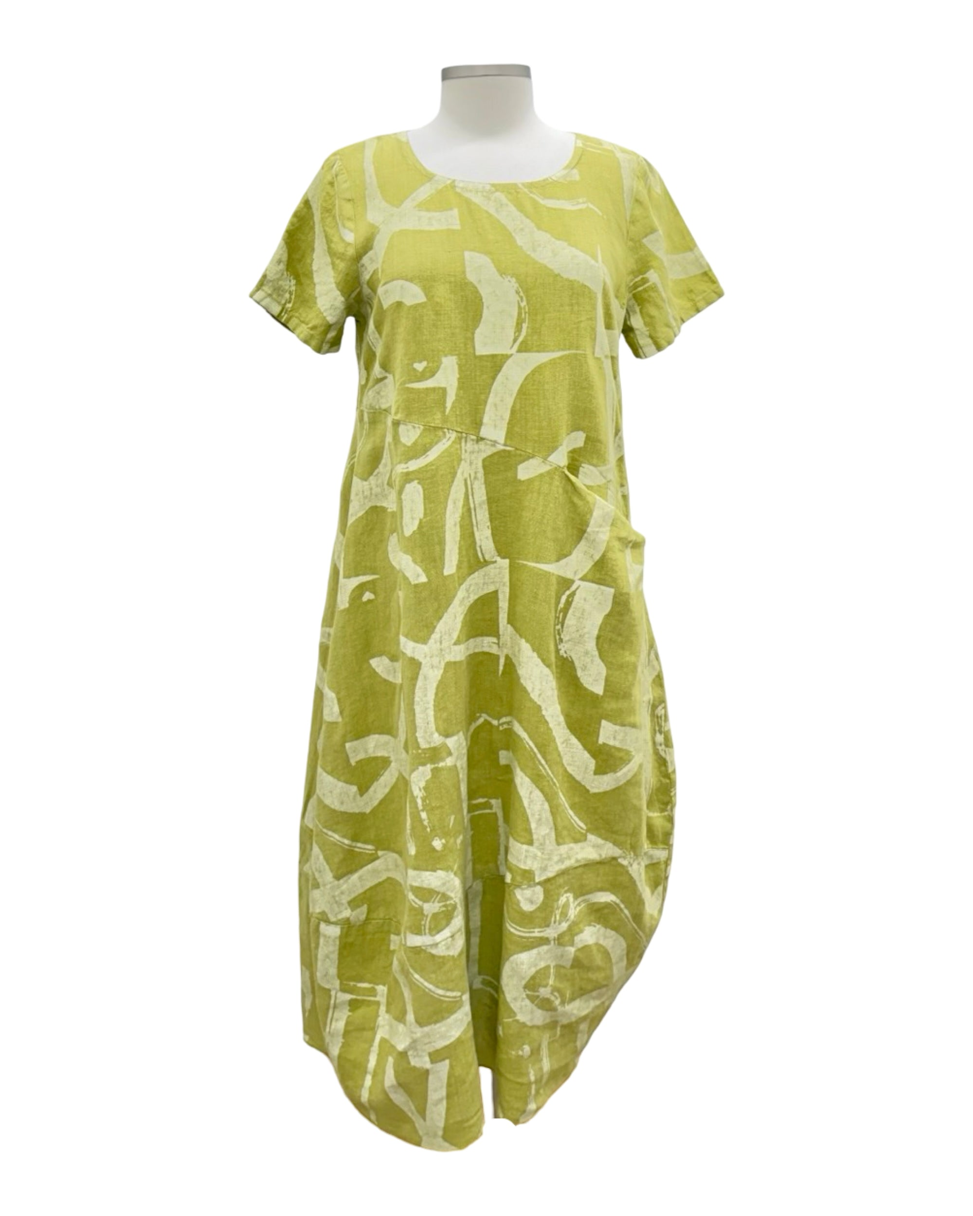 fenini linen dress Fenini Tie Hem Dress